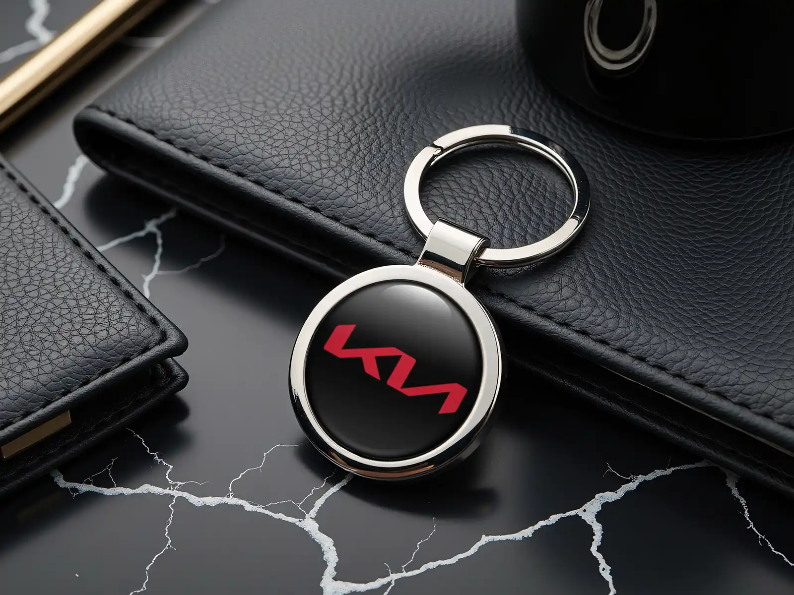 KIA Llavero Personalizado Foto Brillante